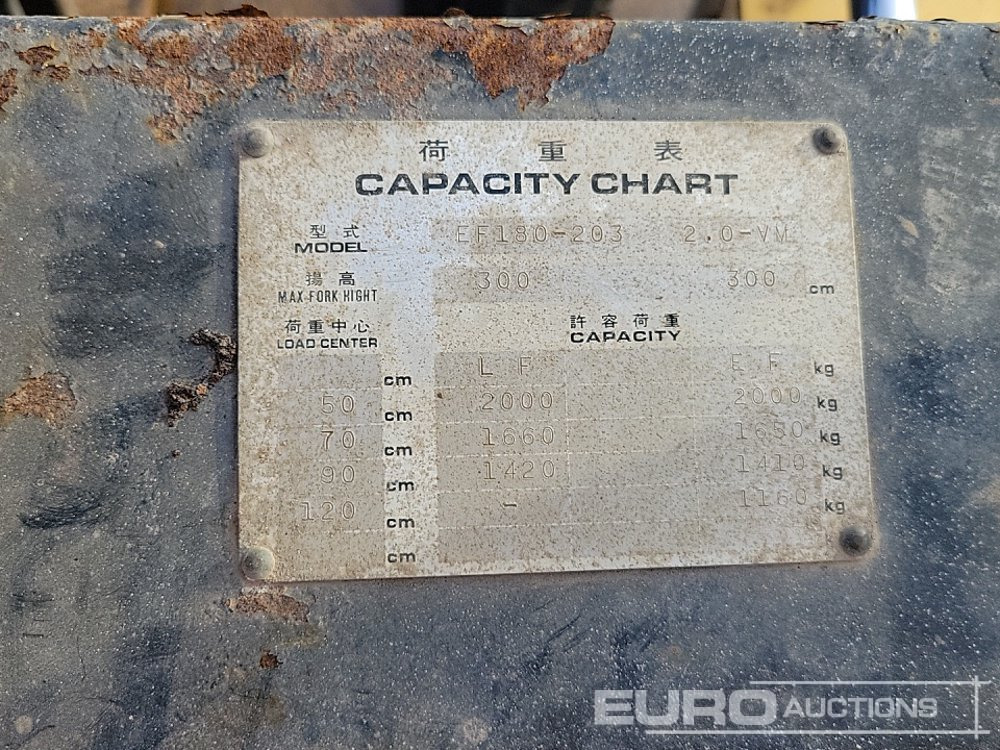 Carretilla elevadora TCM EF180-203: foto 33
