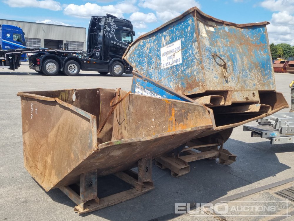 Contenedor basculante Tipping Skip to suit Forklift (3 of): foto 7