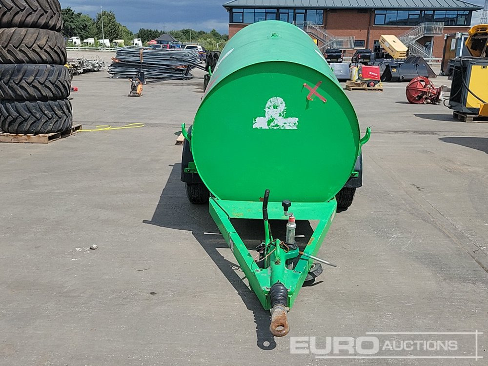 Tanque de almacenamiento Trailer Engineering 50 Litre Single Axle Bunded Fuel Bowser, Manual Pump: foto 8