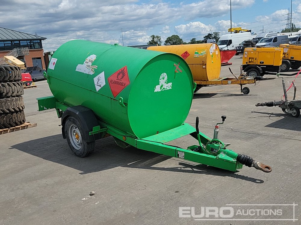 Tanque de almacenamiento Trailer Engineering 50 Litre Single Axle Bunded Fuel Bowser, Manual Pump: foto 7