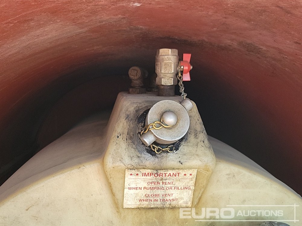 Tanque de almacenamiento Trailer Engineering 50 Litre Single Axle Bunded Fuel Bowser, Manual Pump: foto 17