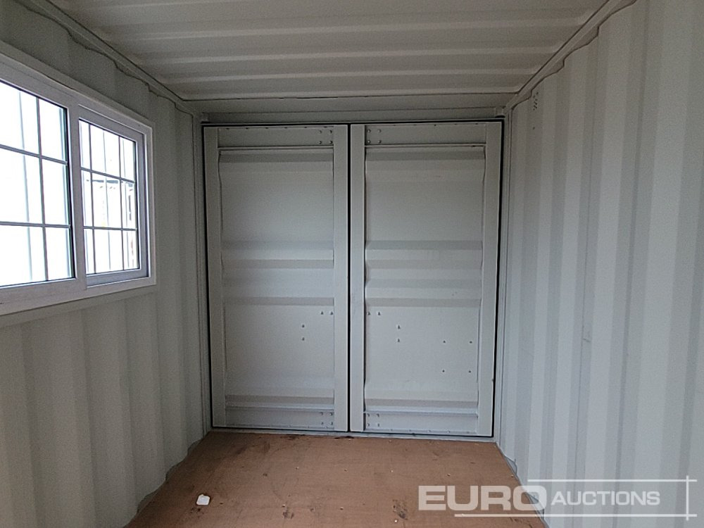 Contenedor marítimo Unused 2025 12' x 7' Container, 1 Door, 1 Window, 1 End Door (Cannot Be Reconsigned): foto 16