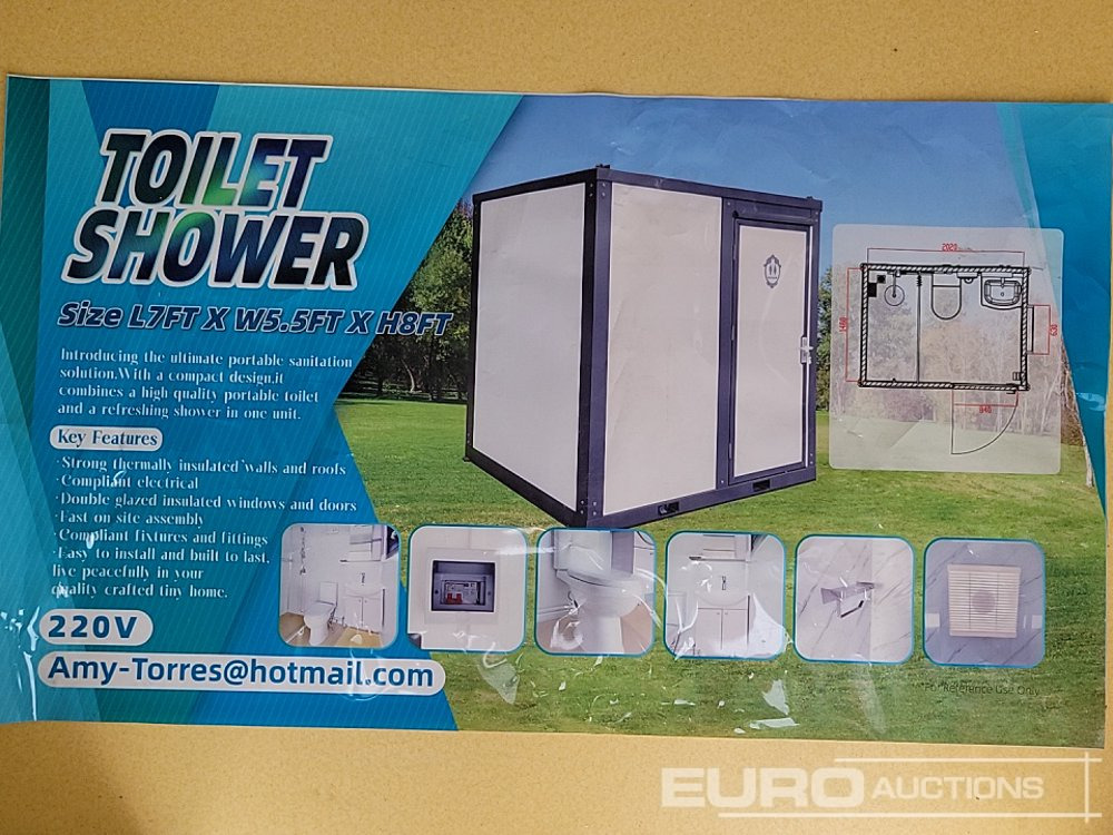 Unused 2025 220V Portable Toilets, Shower (Cannot Be Reconsigned) - Contenedor marítimo: foto 1 Unused 2025 220V Portable Toilets, Shower (Cannot Be Reconsigned) - Contenedor marítimo: foto 1