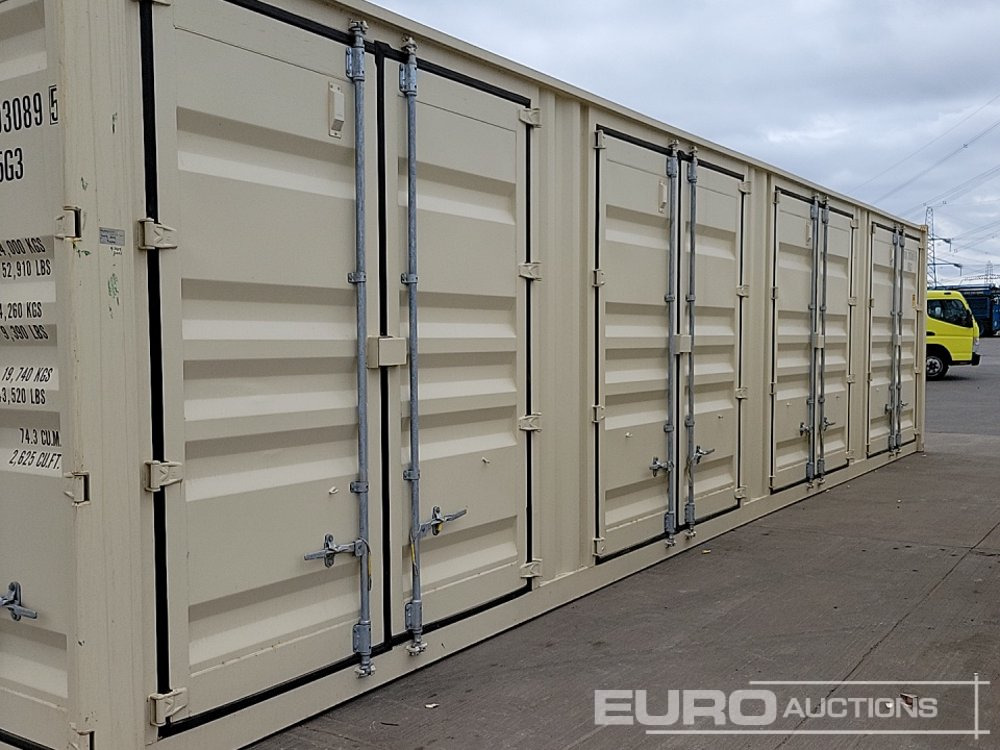 Unused 2025 40' x 8' HQ Container, 4 Side Doors, 1 End Door (Cannot Be Reconsigned) - Contenedor marítimo: foto 2 Unused 2025 40' x 8' HQ Container, 4 Side Doors, 1 End Door (Cannot Be Reconsigned) - Contenedor marítimo: foto 2