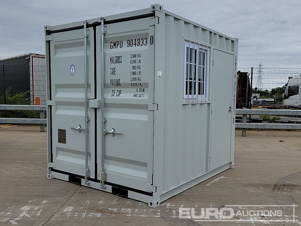Unused 2025 8' x 6' Container, 1 Door, 1 Window, End Door (Cannot Be Reconsigned) - Contenedor marítimo: foto 1 Unused 2025 8' x 6' Container, 1 Door, 1 Window, End Door (Cannot Be Reconsigned) - Contenedor marítimo: foto 1