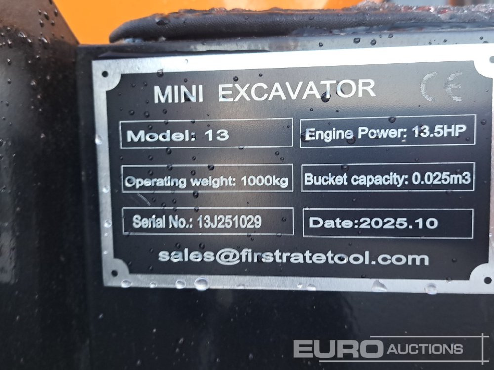 Miniexcavadora Unused 2025 Miva VA13: foto 39