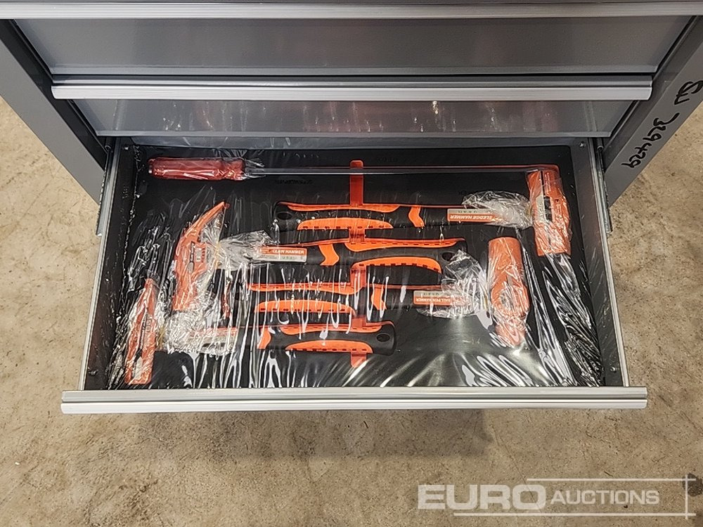 Equipo de taller Unused 5 Drawer Tool Box & Tools: foto 7