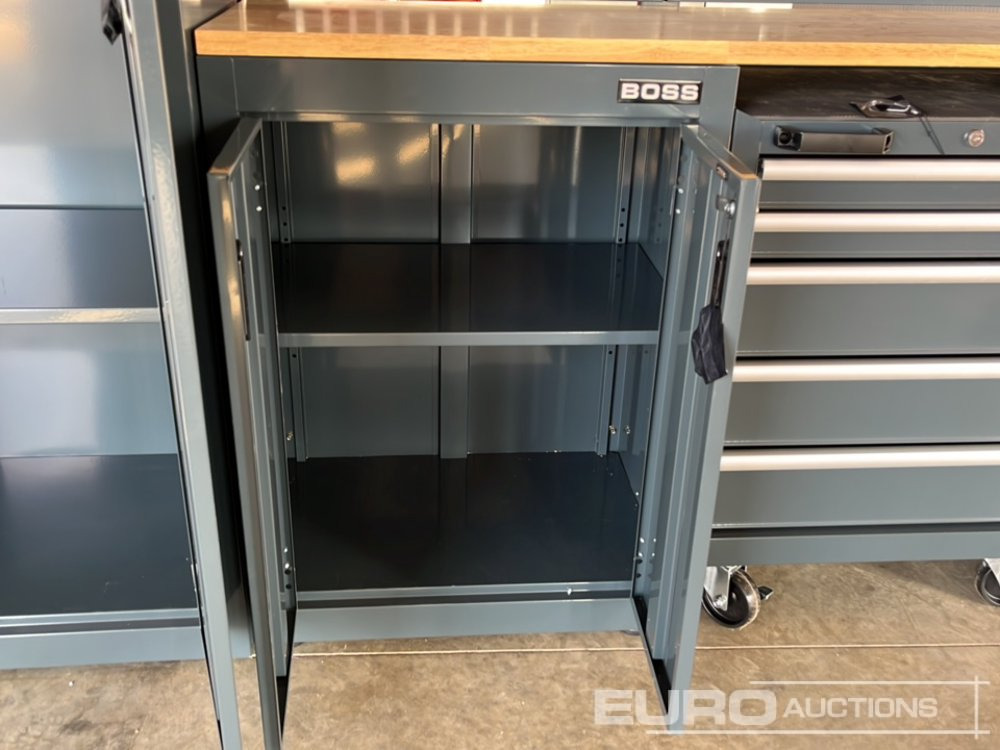 Equipo de taller Unused Boss 2.6m 9 Drawer, 5 Cabinet Tool Station: foto 9
