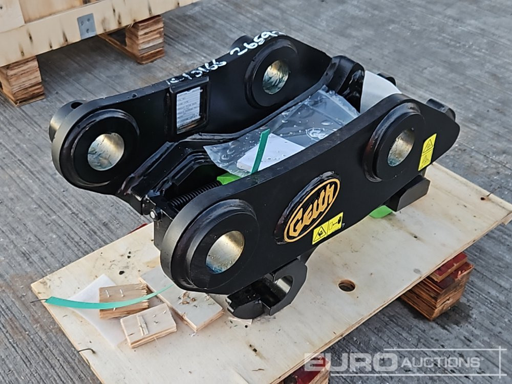 Unused Geith Hydraulic Double Lock QH 55mm Pin to suit 8-10 Ton Excavator - Acoplamiento rápido: foto 1 Unused Geith Hydraulic Double Lock QH 55mm Pin to suit 8-10 Ton Excavator - Acoplamiento rápido: foto 1