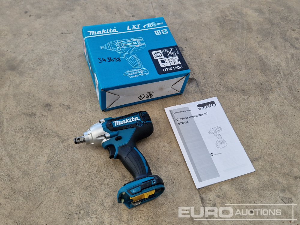 Unused Makita 18V 1/2" Li-Ion LXT Impact Wrench (Body Only) - Equipo de construcción: foto 1 Unused Makita 18V 1/2" Li-Ion LXT Impact Wrench (Body Only) - Equipo de construcción: foto 1