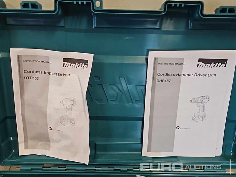 Unused Makita DHP453 18V LXT Combi Dril, Makita DTD152 18V LXT Impact Driver, Battery, Charger, Bit Set - Equipo de taller: foto 3 Unused Makita DHP453 18V LXT Combi Dril, Makita DTD152 18V LXT Impact Driver, Battery, Charger, Bit Set - Equipo de taller: foto 3
