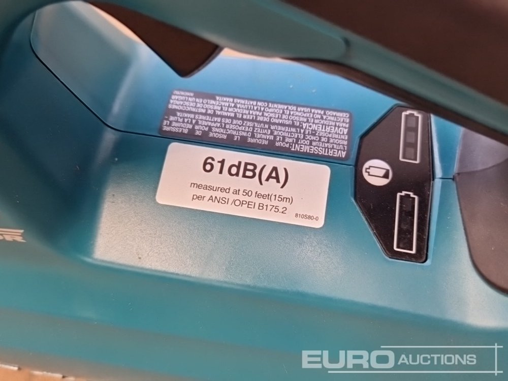 Equipo de construcción Unused Makita XBU02 36v (2x18v) XLT Cordless Blower (Body Only): foto 14