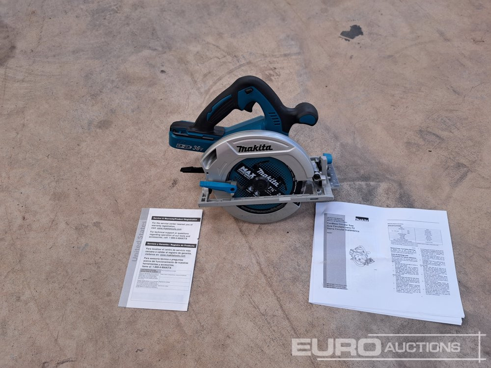 Unused Makita XSH01 36v (18v x 2) XLT Circlar Saw, Blade (Body Only) - Equipo de construcción: foto 2 Unused Makita XSH01 36v (18v x 2) XLT Circlar Saw, Blade (Body Only) - Equipo de construcción: foto 2