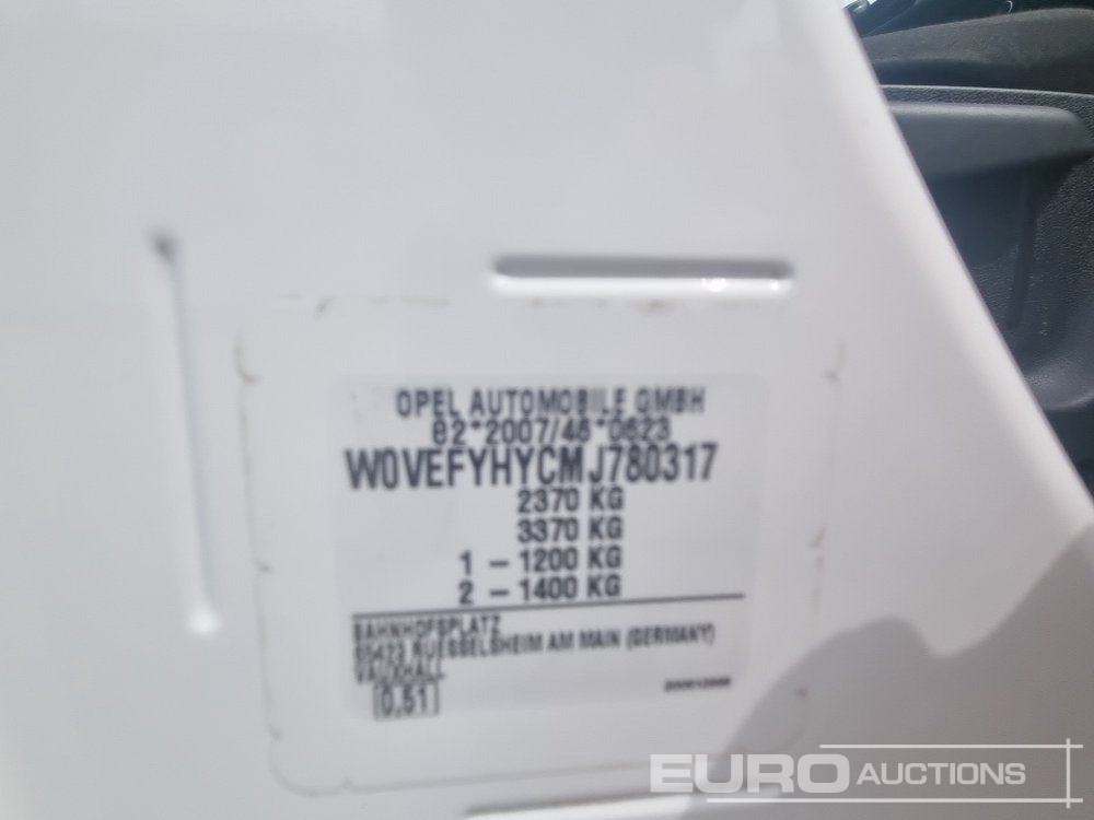 Furgoneta pequeña Vauxhall Combo: foto 43