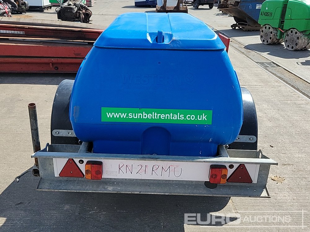 Western Single Axle Plastic Water Bowser - Tanque de almacenamiento: foto 4 Western Single Axle Plastic Water Bowser - Tanque de almacenamiento: foto 4