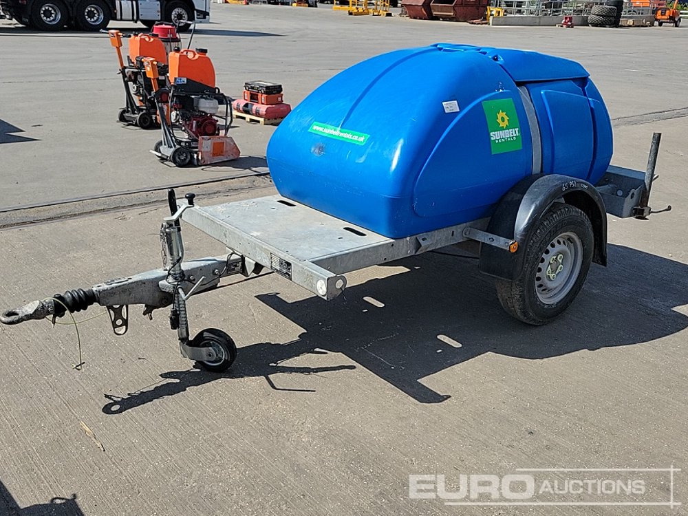 Western Single Axle Plastic Water Bowser - Tanque de almacenamiento: foto 1 Western Single Axle Plastic Water Bowser - Tanque de almacenamiento: foto 1