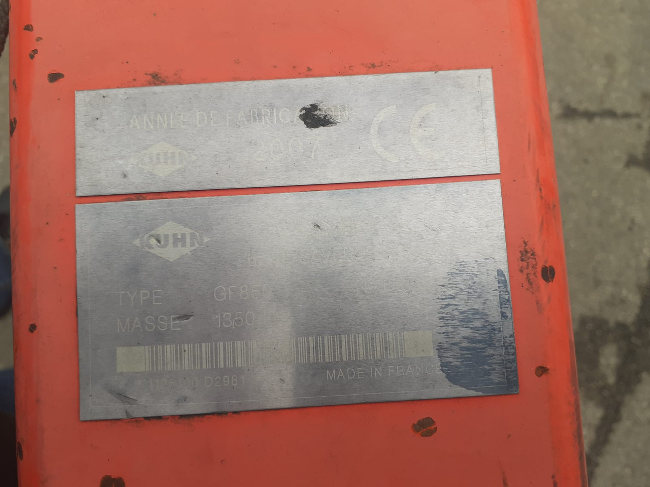 Voltafieno usato Kuhn GF 8501 T - Henificadora: foto 5 Voltafieno usato Kuhn GF 8501 T - Henificadora: foto 5