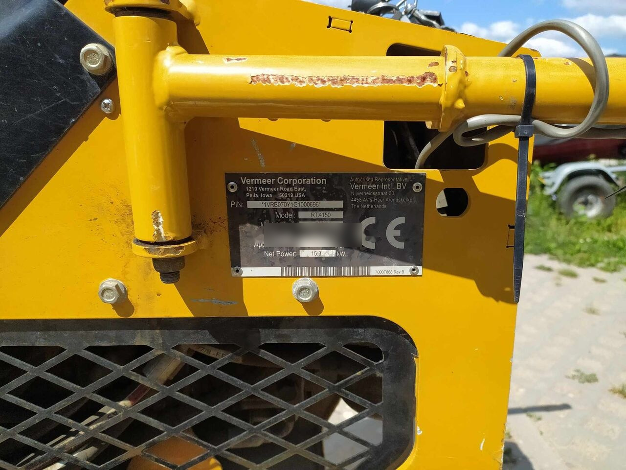 Zanjadora Vermeer RTX150: foto 6