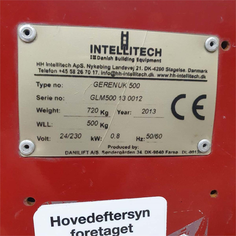 Implemento para Manipulador telescópico Intellitech Gerenuk 500: foto 18
