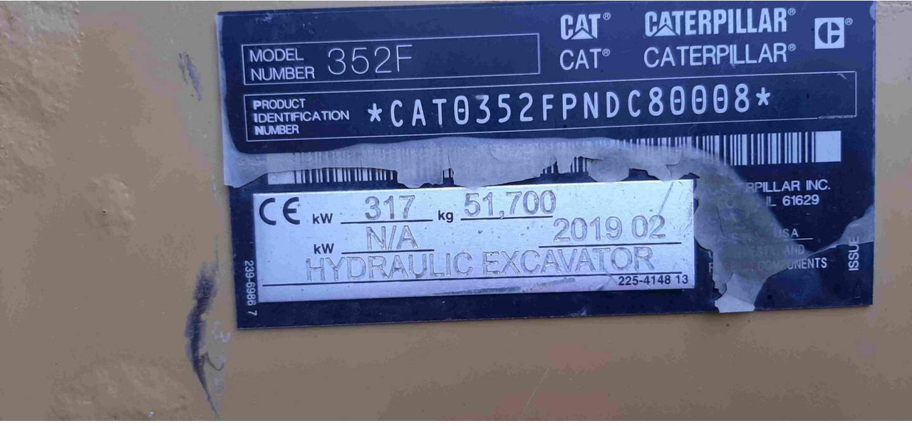 Leasing para CAT 352F CAT 352F: foto 25