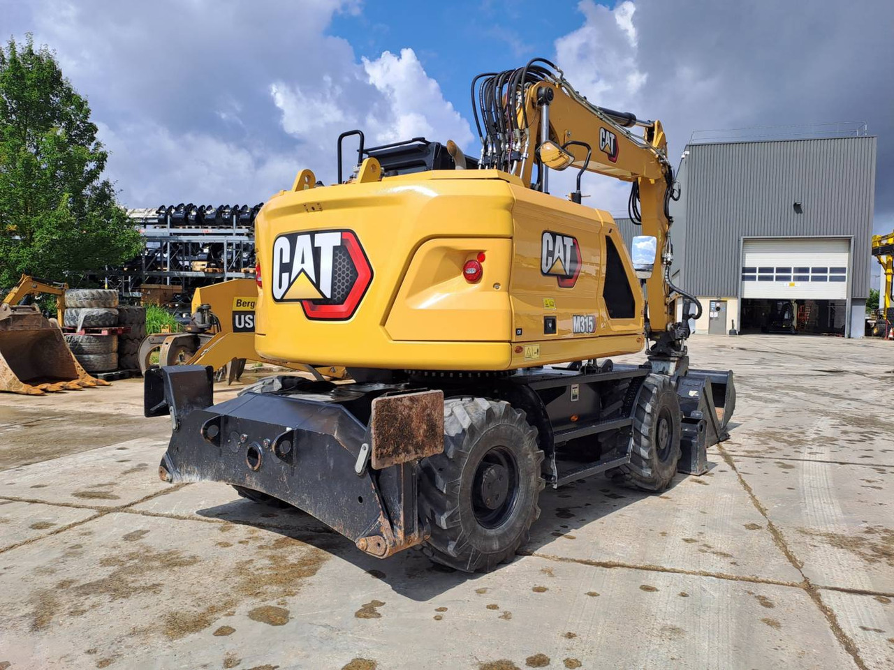 Excavadora de ruedas CAT M315: foto 8