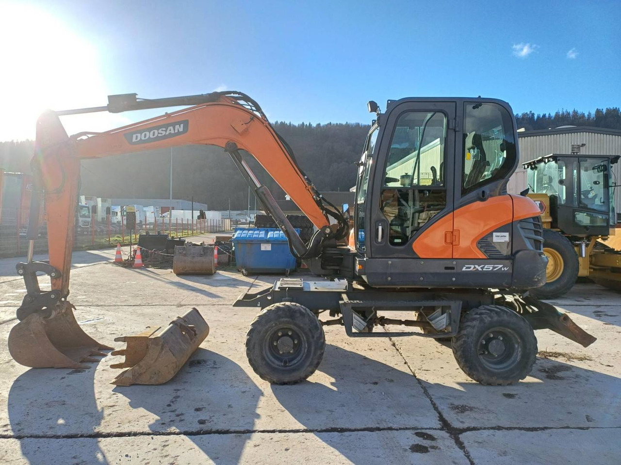 Excavadora de ruedas DOOSAN INFRACORE AMERICA CORP. DX57W-7: foto 9