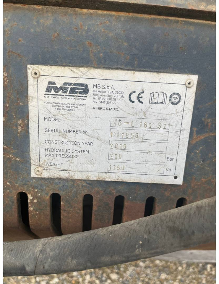M B MANUFACTURING MB/L160/S2 - Cazo: foto 2 M B MANUFACTURING MB/L160/S2 - Cazo: foto 2