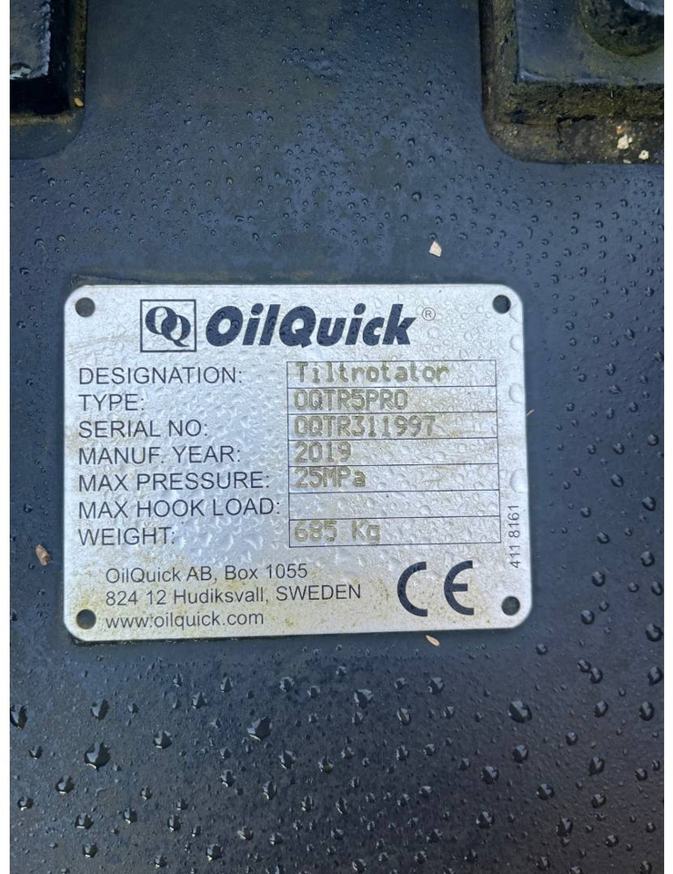 OILQUICK DEUTSCHLAND GMBH ROTOTILT/R5 /OILQUIK/OK60 - Rotor basculante: foto 5 OILQUICK DEUTSCHLAND GMBH ROTOTILT/R5 /OILQUIK/OK60 - Rotor basculante: foto 5