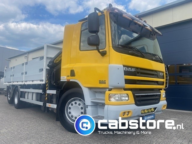 Camión volquete, Camión grúa DAF CF 75.310 FAN 6x2 Euro 5 - MANUAL - Bouwjaar 2008 - Kipper - Palfinger PK 15002 Performance - Km 550.899 - Good condition!: foto 9