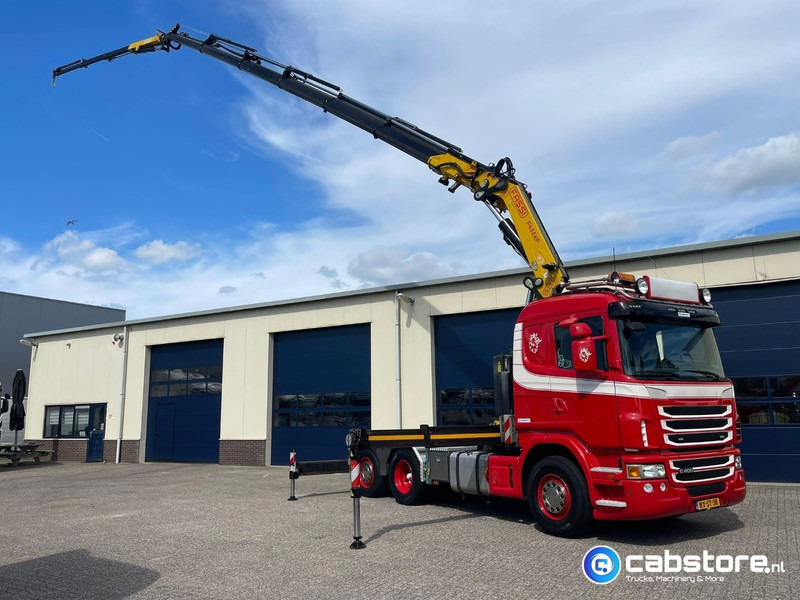 Scania G 400 A 6X2*4 HNA Euro 5 - Handgeschakeld - FASSI F455XP + JIP Autolaadkraan - Bouwjaar 2010 - Km 748.730 - Very good condition !! - Camión grúa: foto 2 Scania G 400 A 6X2*4 HNA Euro 5 - Handgeschakeld - FASSI F455XP + JIP Autolaadkraan - Bouwjaar 2010 - Km 748.730 - Very good condition !! - Camión grúa: foto 2