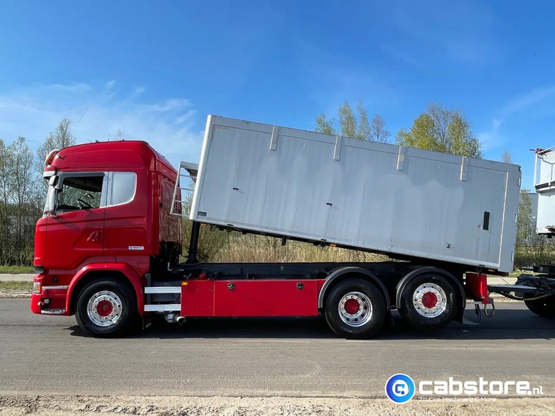Scania R450 LB6X2*4HNB Euro 6 - Year 2016 - RETARDER - ALUMINIUM kipper + FLOOR kipper aanhangwagen - Good Condition !! - Camión volquete: foto 5 Scania R450 LB6X2*4HNB Euro 6 - Year 2016 - RETARDER - ALUMINIUM kipper + FLOOR kipper aanhangwagen - Good Condition !! - Camión volquete: foto 5