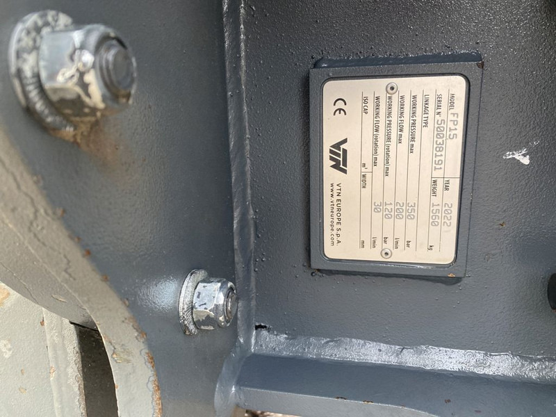 VTN FP15 - Cizalla de demolición para Maquinaria de construcción: foto 4 VTN FP15 - Cizalla de demolición para Maquinaria de construcción: foto 4