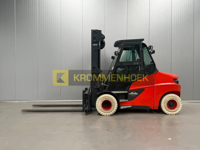 Linde E 80-900 - Carretilla elevadora eléctrica: foto 1 Linde E 80-900 - Carretilla elevadora eléctrica: foto 1