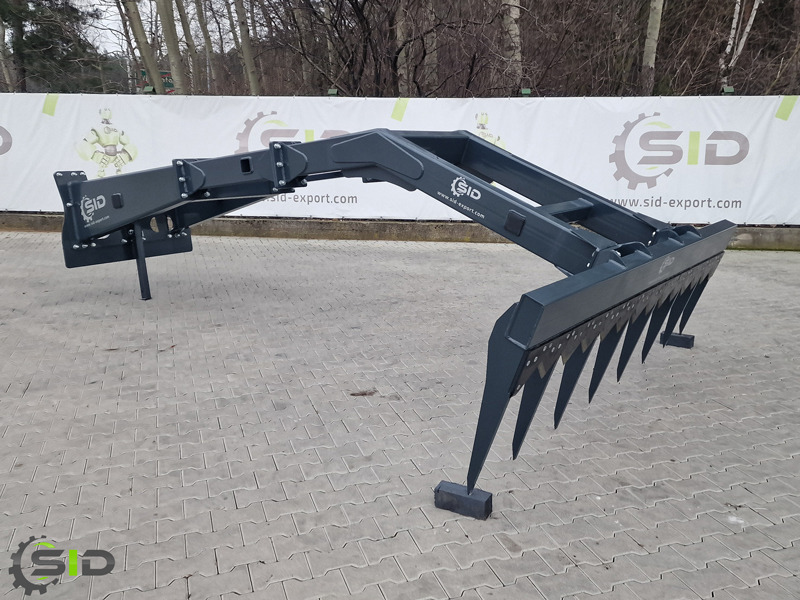 SID Silagekamm Schneidkamm Reißkamm Siloharke / Silage rake / Le râteau d'ensilage 1,80 m - Horquillas para Cargadora articulada: foto 2 SID Silagekamm Schneidkamm Reißkamm Siloharke / Silage rake / Le râteau d'ensilage 1,80 m - Horquillas para Cargadora articulada: foto 2