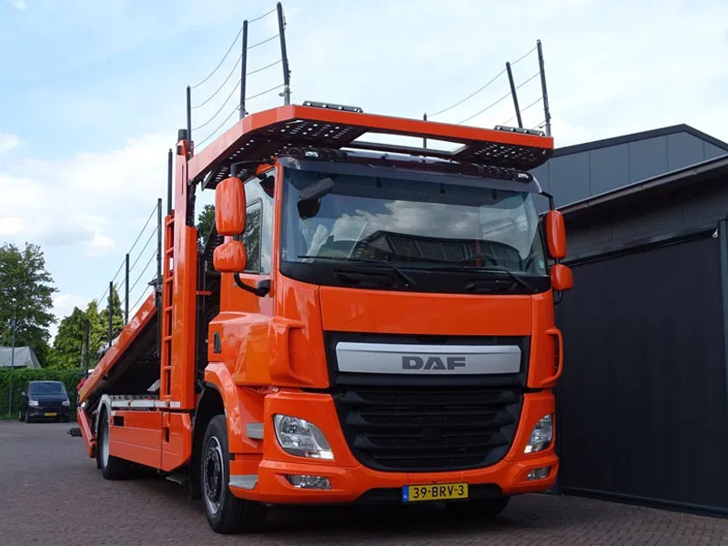 DAF CF 400 Citytrans 5 Lader Autotransporter Kässbohrer - Camión portavehículos: foto 1 DAF CF 400 Citytrans 5 Lader Autotransporter Kässbohrer - Camión portavehículos: foto 1