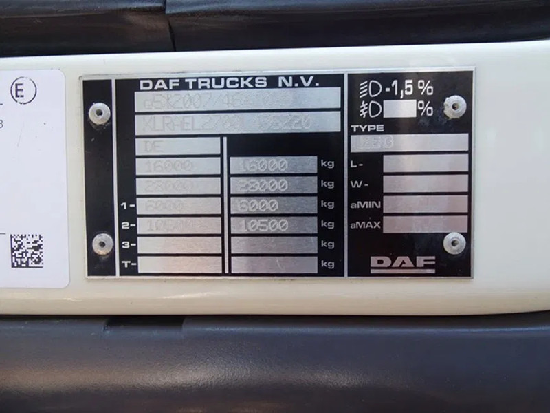 Camión caja cerrada DAF LF 260 16 TON SLEEPER BOX 720X250X244 LBW 1.5 T: foto 16