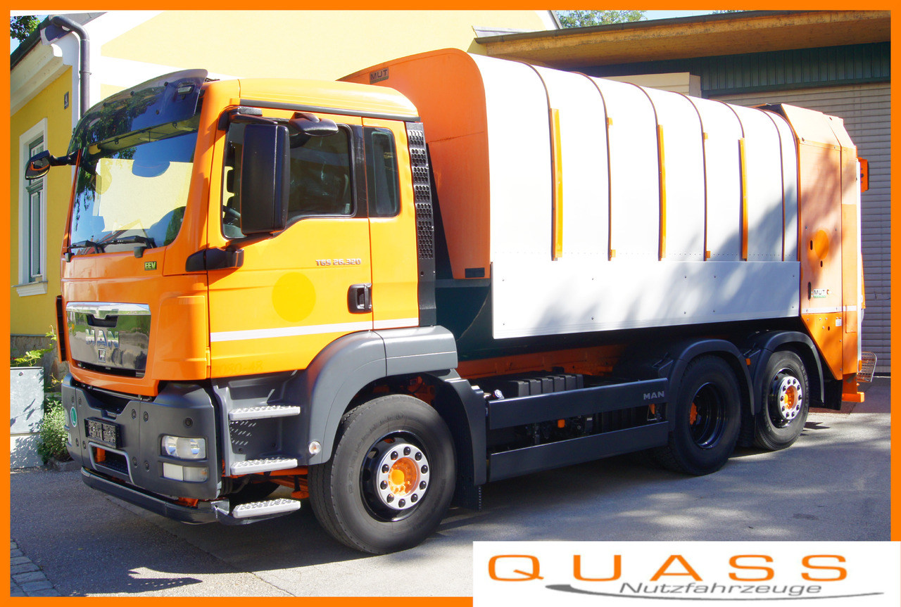 MAN TGS 26.320 BL 6x2-2/Euro 5/MUT FAUN Rotopress/ZOELLER - Camión de basura: foto 1 MAN TGS 26.320 BL 6x2-2/Euro 5/MUT FAUN Rotopress/ZOELLER - Camión de basura: foto 1