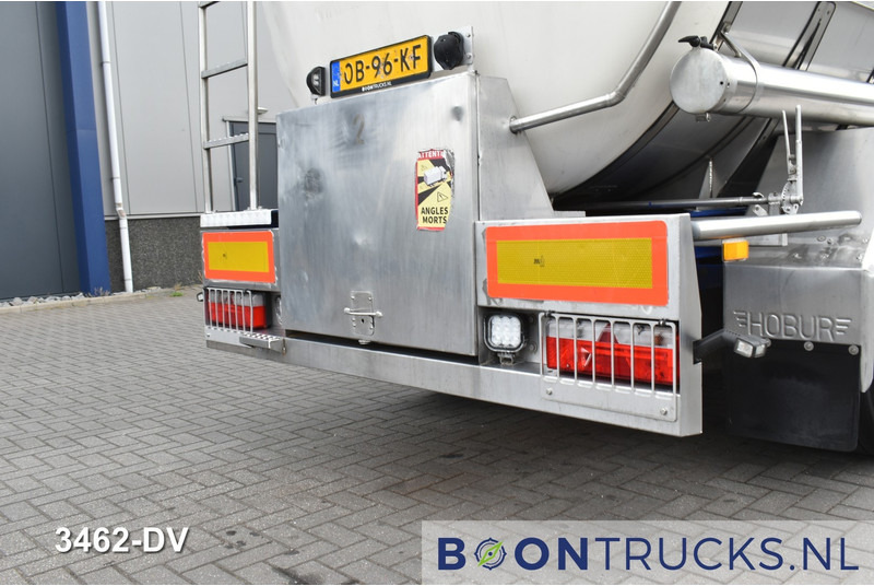 Semirremolque cisterna Burg BPO 12-27 Z TANK | 32,7 M³ * 3 COMP. * FOOD * STAINLESS STEEL * APK 05-2025: foto 13