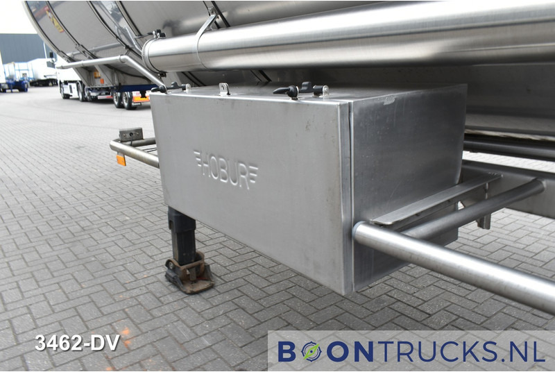 Semirremolque cisterna Burg BPO 12-27 Z TANK | 32,7 M³ * 3 COMP. * FOOD * STAINLESS STEEL * APK 05-2025: foto 20