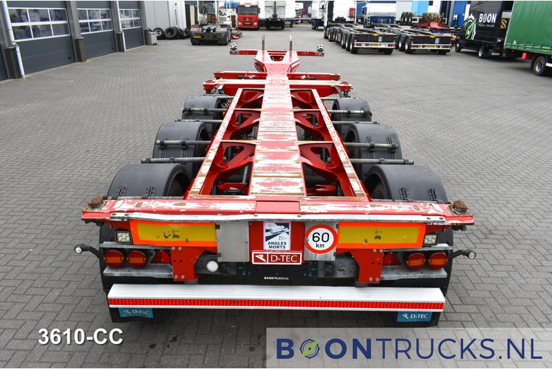 Semirremolque portacontenedore/ Intercambiable D-Tec FLEXITRAILER | 2x20-30-40-45ft HC * 2x LIFT AXLE * 2x EXTENDABLE * DISC BRAKES: foto 6