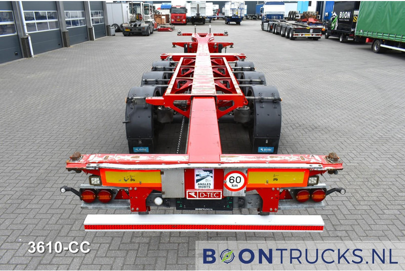 Semirremolque portacontenedore/ Intercambiable D-Tec FLEXITRAILER | 2x20-30-40-45ft HC * 2x LIFT AXLE * 2x EXTENDABLE * DISC BRAKES: foto 7