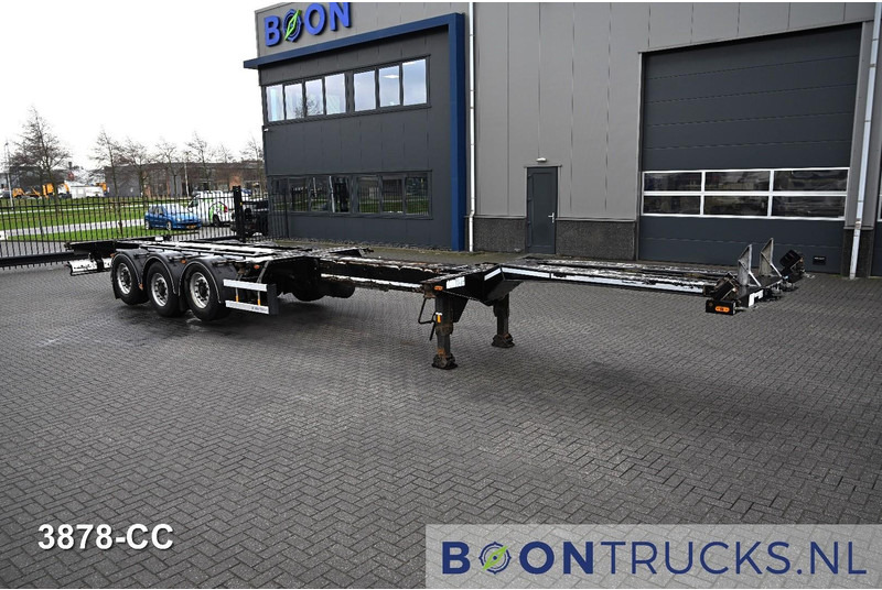 D-Tec FLEXITRAILER LS | 2x20-30-40-45ft HC * 2x LIFT AXLE * BPW / DISC * 2x EXTENDABLE - Semirremolque portacontenedore/ Intercambiable: foto 4 D-Tec FLEXITRAILER LS | 2x20-30-40-45ft HC * 2x LIFT AXLE * BPW / DISC * 2x EXTENDABLE - Semirremolque portacontenedore/ Intercambiable: foto 4