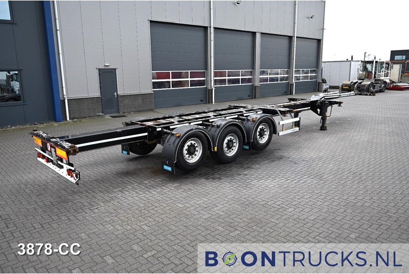 D-Tec FLEXITRAILER LS | 2x20-30-40-45ft HC * 2x LIFT AXLE * BPW / DISC * 2x EXTENDABLE - Semirremolque portacontenedore/ Intercambiable: foto 2 D-Tec FLEXITRAILER LS | 2x20-30-40-45ft HC * 2x LIFT AXLE * BPW / DISC * 2x EXTENDABLE - Semirremolque portacontenedore/ Intercambiable: foto 2