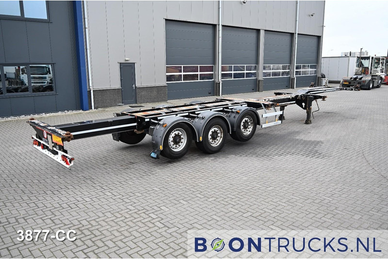 D-Tec FLEXITRAILER LS | 2x20-30-40-45ft HC * 2x LIFT AXLE * BPW / DISC * 2x EXTENDABLE - Semirremolque portacontenedore/ Intercambiable: foto 2 D-Tec FLEXITRAILER LS | 2x20-30-40-45ft HC * 2x LIFT AXLE * BPW / DISC * 2x EXTENDABLE - Semirremolque portacontenedore/ Intercambiable: foto 2