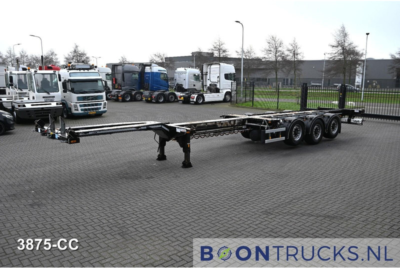D-Tec FLEXITRAILER LS | 2x20-30-40-45ft HC * 2x LIFTAS * BPW / SCHIJF * APK 01-2027 - Semirremolque portacontenedore/ Intercambiable: foto 4 D-Tec FLEXITRAILER LS | 2x20-30-40-45ft HC * 2x LIFTAS * BPW / SCHIJF * APK 01-2027 - Semirremolque portacontenedore/ Intercambiable: foto 4