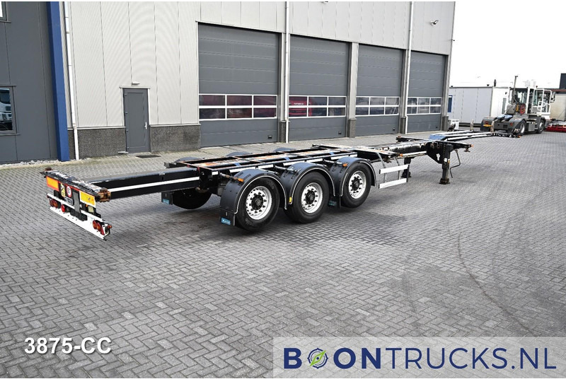D-Tec FLEXITRAILER LS | 2x20-30-40-45ft HC * 2x LIFTAS * BPW / SCHIJF * APK 01-2027 - Semirremolque portacontenedore/ Intercambiable: foto 2 D-Tec FLEXITRAILER LS | 2x20-30-40-45ft HC * 2x LIFTAS * BPW / SCHIJF * APK 01-2027 - Semirremolque portacontenedore/ Intercambiable: foto 2
