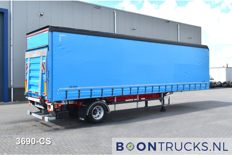 KEL-BERG D400V CITY 11M | TRIDEC STUURAS * 2.5 T LAADKLEP * HH VLOER * NIEUWSTAAT - Semirremolque lona: foto 1 KEL-BERG D400V CITY 11M | TRIDEC STUURAS * 2.5 T LAADKLEP * HH VLOER * NIEUWSTAAT - Semirremolque lona: foto 1