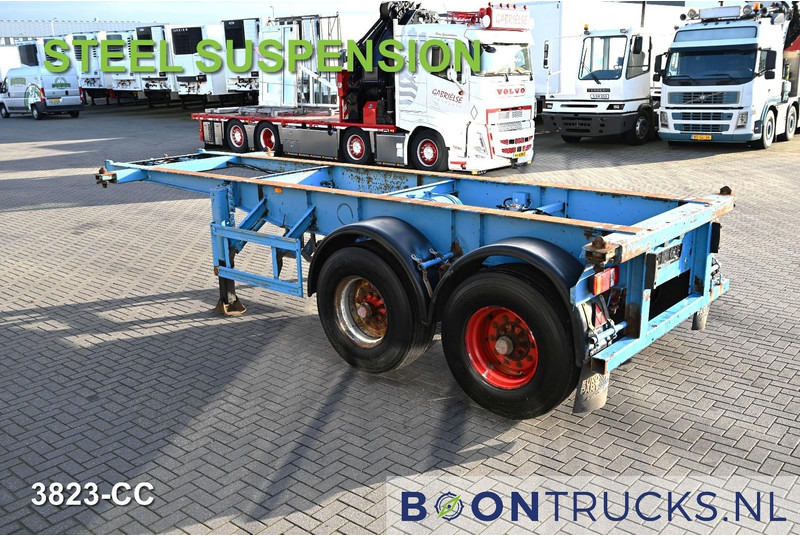 KOHLER CS 20/2 CHASSIS | 20ft * STEEL SUSPENSION * BPW / DRUM * 9x AVAILABLE - Semirremolque portacontenedore/ Intercambiable: foto 2 KOHLER CS 20/2 CHASSIS | 20ft * STEEL SUSPENSION * BPW / DRUM * 9x AVAILABLE - Semirremolque portacontenedore/ Intercambiable: foto 2