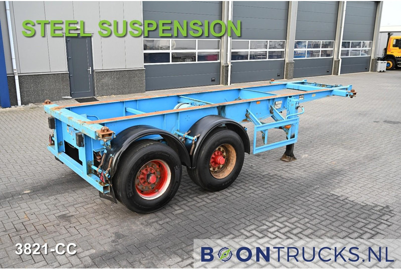 KOHLER CS 20/2 CHASSIS | 20ft * STEEL SUSPENSION * BPW / DRUM * 9x AVAILABLE - Semirremolque portacontenedore/ Intercambiable: foto 1 KOHLER CS 20/2 CHASSIS | 20ft * STEEL SUSPENSION * BPW / DRUM * 9x AVAILABLE - Semirremolque portacontenedore/ Intercambiable: foto 1