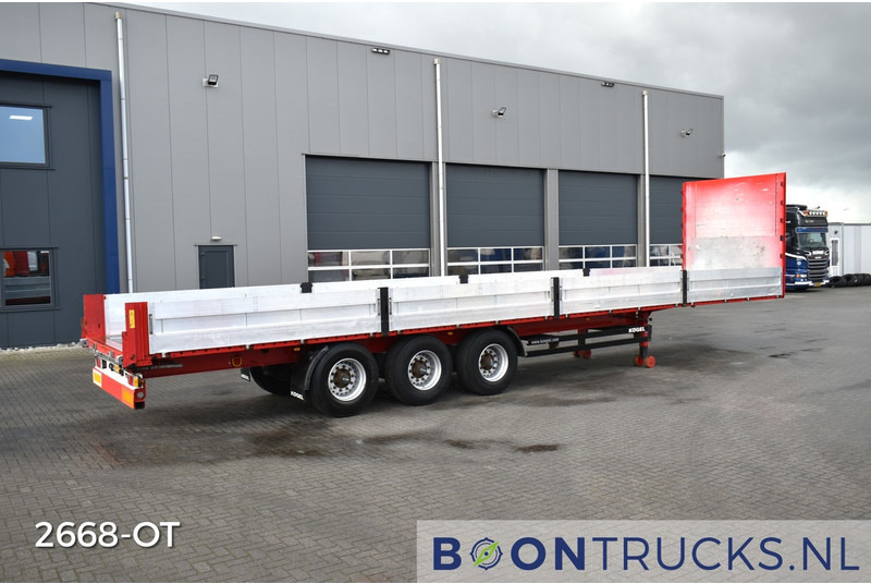 Kögel SN 24 FLATBED | ALU BOARDS * HARDWOOD FLOOR * NL TRAILER * APK 09-2025 * TOP! - Semirremolque plataforma/ Caja abierta: foto 1 Kögel SN 24 FLATBED | ALU BOARDS * HARDWOOD FLOOR * NL TRAILER * APK 09-2025 * TOP! - Semirremolque plataforma/ Caja abierta: foto 1